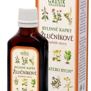 Žlučníkové kapky 50 ml GREŠÍK-Z-40% líh, Devatero bylin kapky