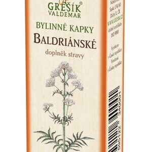 Baldriánské kapky 50 ml GREŠÍK-Z-40% líh, Bylinné kapky