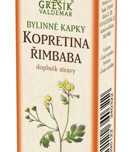 Kopretina řimbaba kapky 50 ml GREŠÍK-Z-40% líh, Bylinné kapky