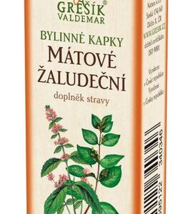 Mátové žaludeční kapky 50 ml GREŠÍK-Z-35% líh, Bylinné kapky