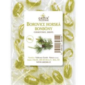 Borovice horská bonbóny 100 g GREŠÍK