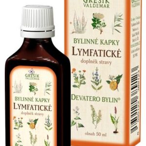 Lymfatické kapky 50 ml GREŠÍK-Z-35% líh, Devatero bylin kapky
